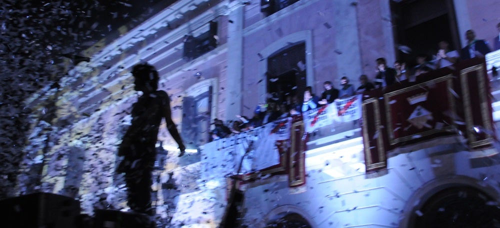 Foto portada: espectacle inaugurar de la passada Festa Major. Autor: E. Barnola.