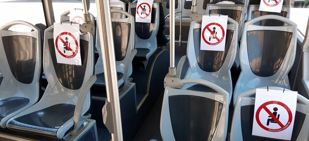 Foto portada: seients dels busos. Autor: cedida.