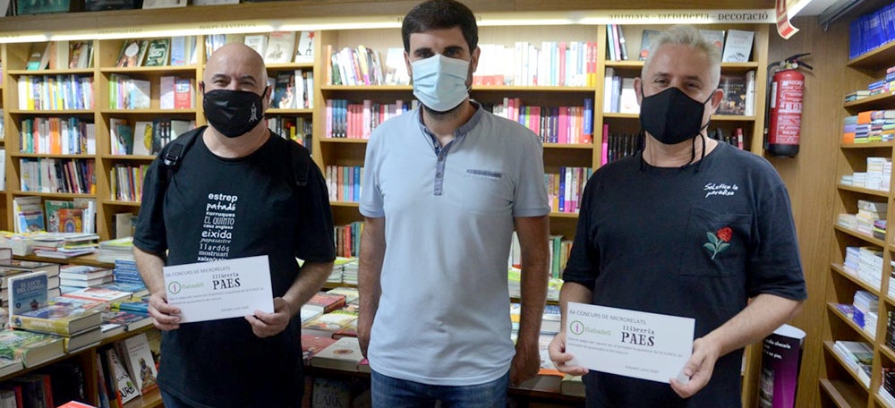 Guanyadors concurs microrrelats. Autor: David B.