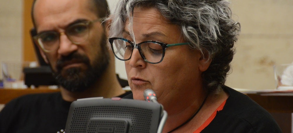 La portaveu de la Crida, Nani Valero. Autor: David B. 