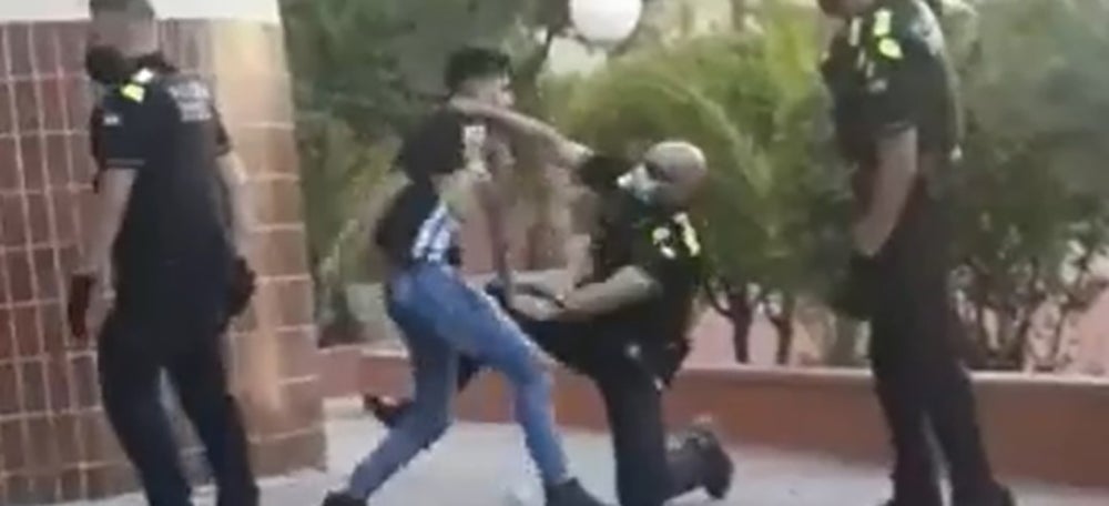 Foto portada: un fotograma del video que s'ha difòs a les xarxes.