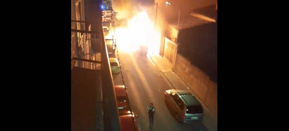 Foto portada: fotograma de l'incendi. Autor: cedida. 