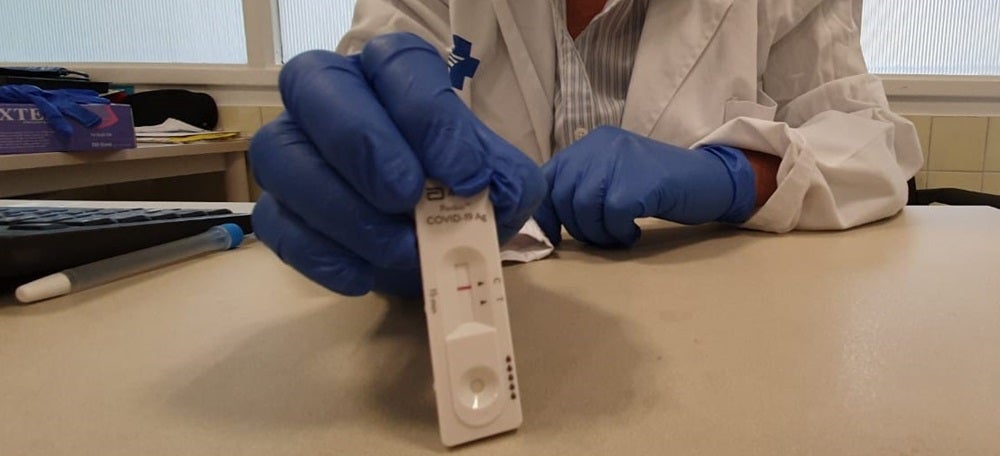 Foto portada: test d'antígens, nova prova de Covid. Autor: Salut / cedida.