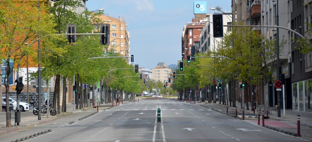 Foto portada: la Ronda Ponent, aquest divendres. Autor: David B.
