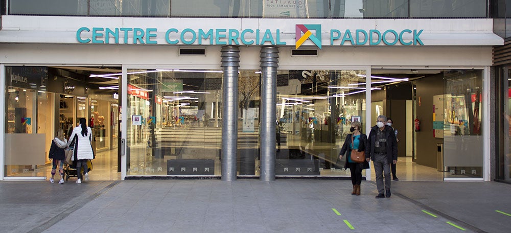 Foto portada: el centre comercial Paddock, en una imatge d'arxiu. Autor: M.Centella. 