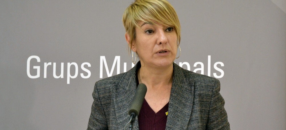 Foto portada: la portaveu de Junts per Sabadell, Lourdes Ciuró. Autor: J.d.A. 