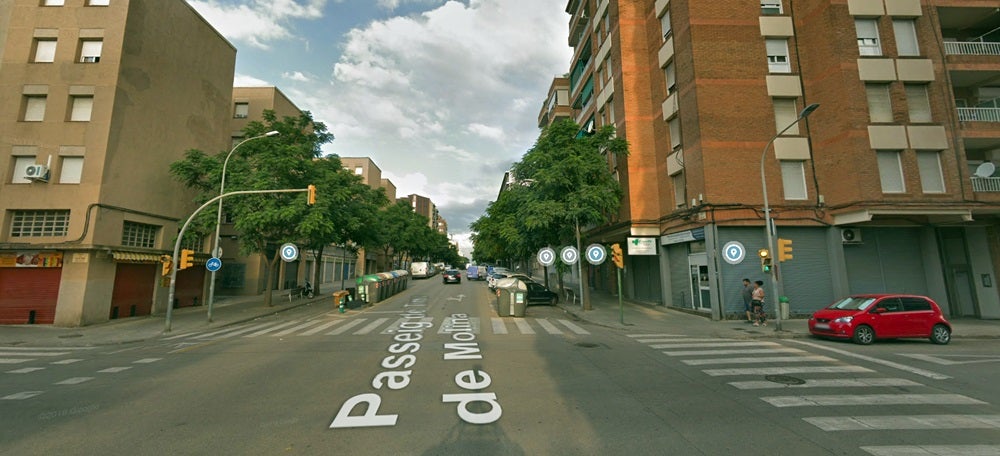 Passeig de Rubió i Ors amb Tirso de Molina