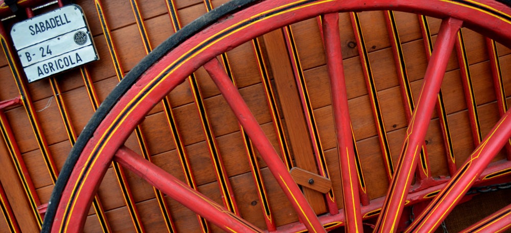 Foto portada: un carro de la passada de Sant Antoni Abat. Autor: David B.