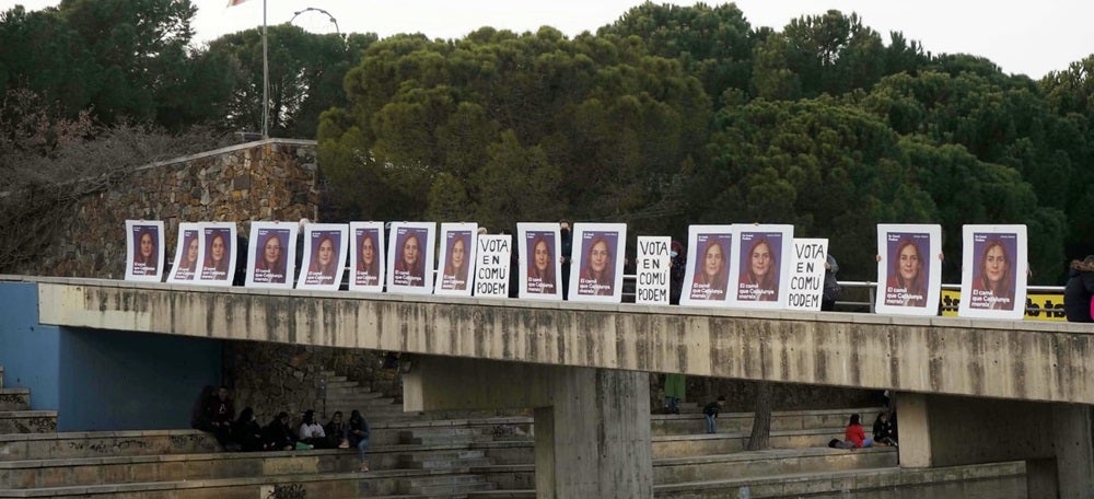 Foto portada: encartellada al parc de Catalunya. Autor: cedida.