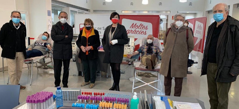 Foto portada: primera sessió de donació de plasma 19/03/2021 a Sabadell. Autor: Ajuntament de Sabadell