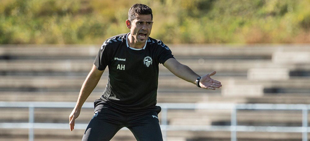 Foto portada: Hidalgo en un entrenament a Sant Oleguer. Autor: Marc G.