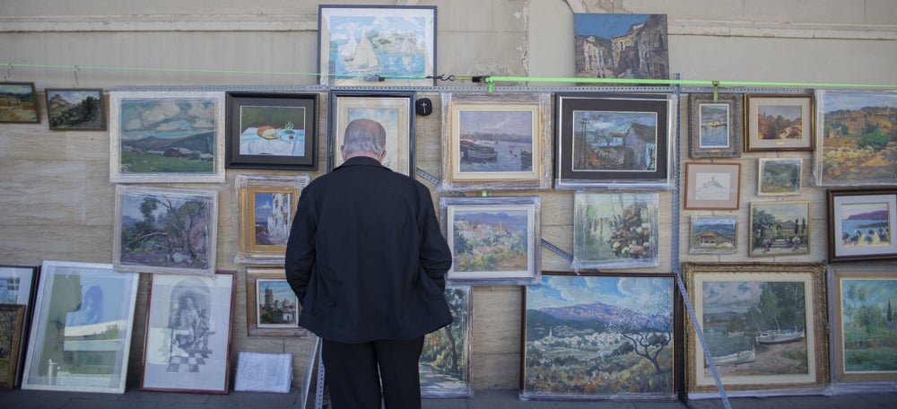 Mercat d'antiguitats. Autora: Alba Garcia