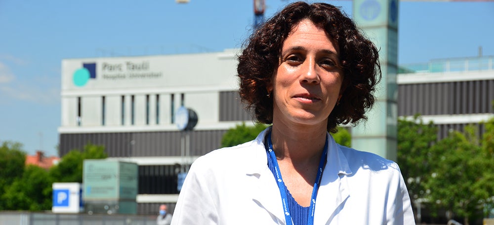 Foto portada: la directora assistencial de l'hospital de Sabadell, Rocío Cebrián. Autor: David B.