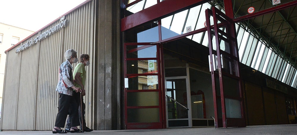 L'entrada al Mercat de Campoamor. Autor: David B.