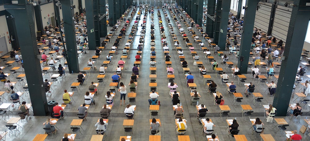 Examens Borsa Ajuntament FIra Sabadell. Autor: David B.