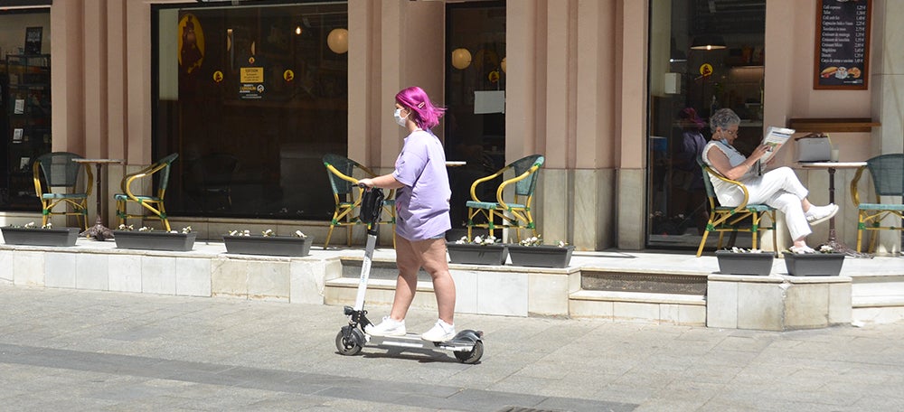 Patinet al carrer Advocat Cirera. Autor: David B.