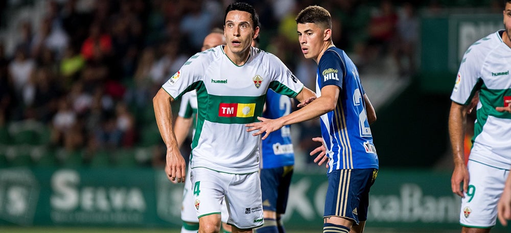 Ramón Folch durant un partit amb l'Elche. Autora: Sonia Arcos/Elche CF.