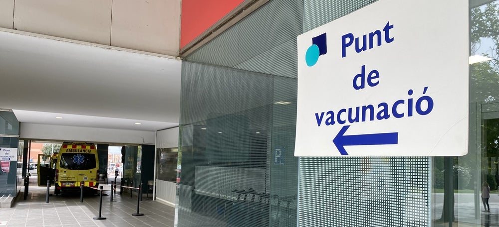 Punt de vacunació a l'Hospital Parc Taulí. Autor: J. Ramon