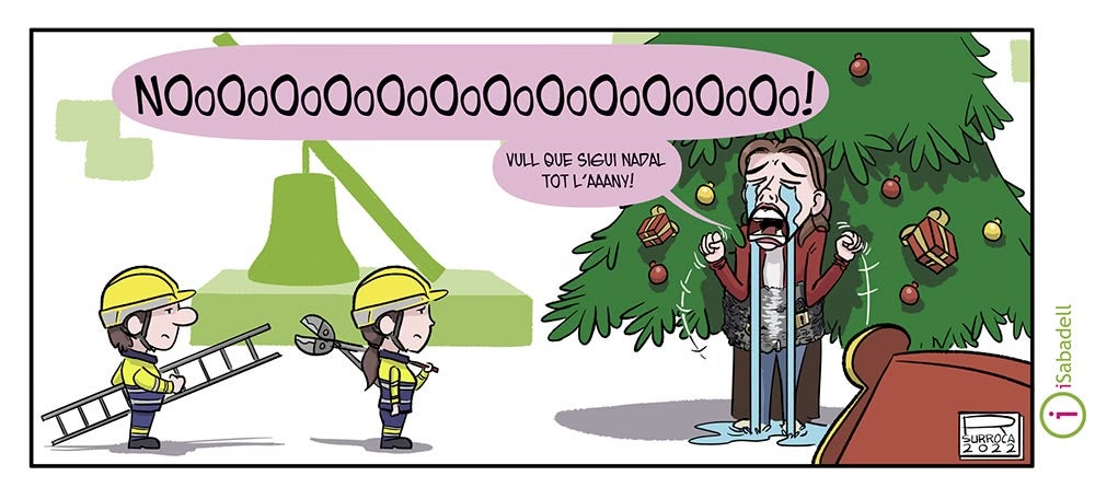 'El post Nadal de l'alcaldessa' (9/1/22). Autor: R. Surroca 