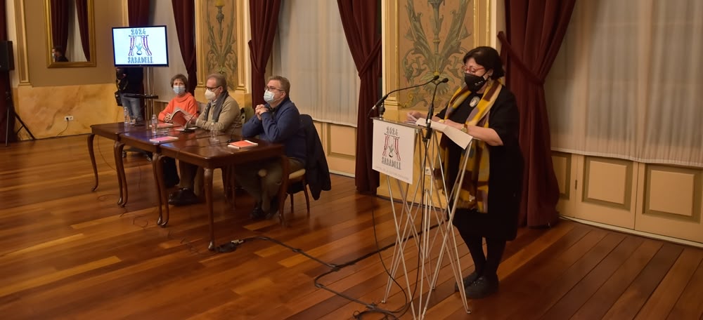 Vinyeta Panyella en la presentació del llibre. Autor: David Chao. 