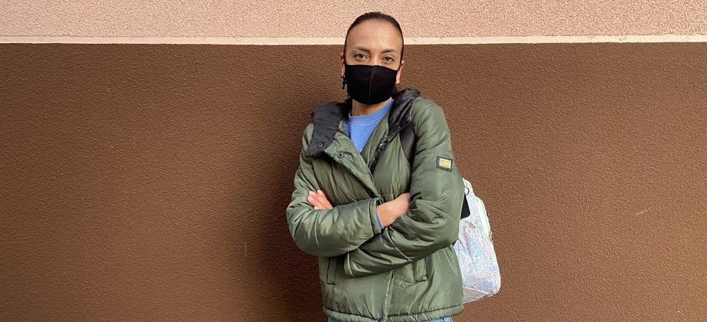 Darina Skrypnyk, una ucraïnesa resident a Sabadell. Autor: J. Ramon