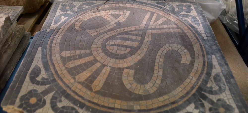 Magatzem del Museu d'Història de Sabadell, al carrer de l'Agricultura, el febrer de 2022. Autor: David B.