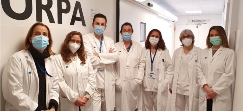 Professionals de pneumologia i otorrinolaringologia del Parc Taulí. Autor: cedida.