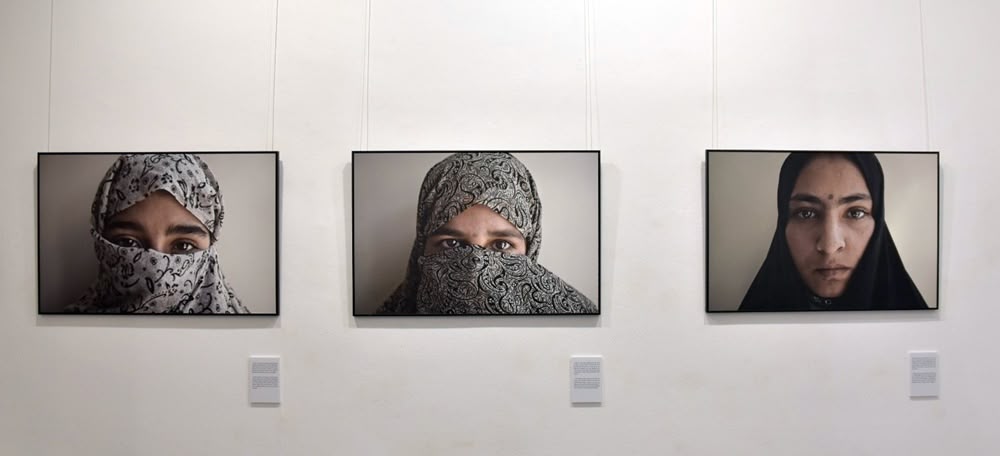 Una sèrie de fotografies de l'exposició 'Dones. Mujeres.Afganistan'. Autor: David Chao.