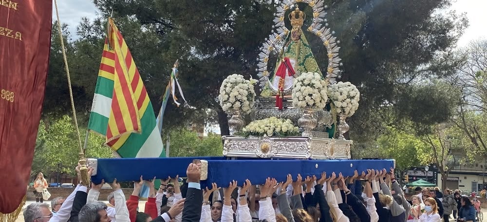 Romeria de la CofradiaVirgen de la Cabeza a Catalunya. Autora: J. Ramon