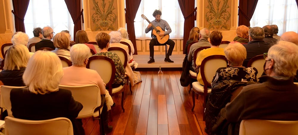 Álvaro Toscano, al Teatre Principàl. Autor: David B.