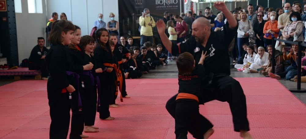 Una exhibició de karate. Autor: David B. 