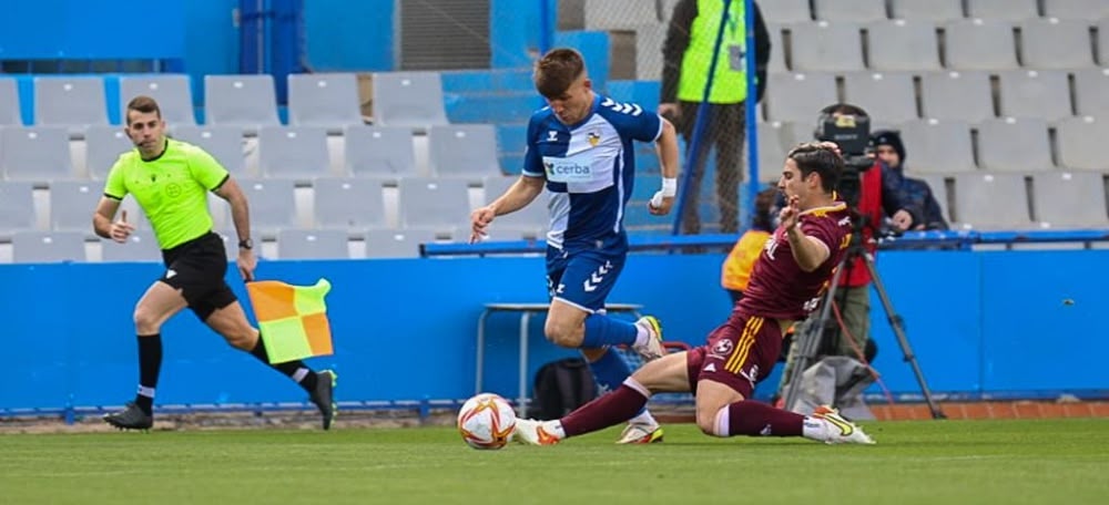 Aaron Rey ha estat molt actiu durant tot el partit. Autora Sendy Dihor