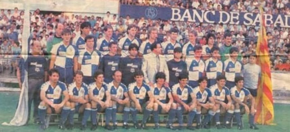 Higueras al Sabadell de 1986 a Primera Divisió