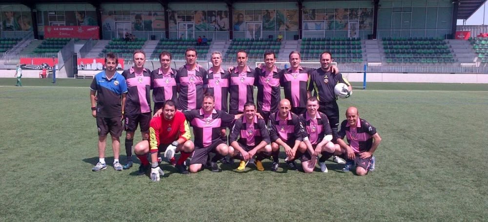 Toni Higueras amb el Sabadell de veterans