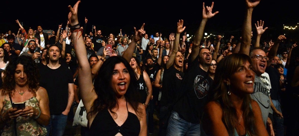 Públic al concert dels M Clan a Sabadell. 
