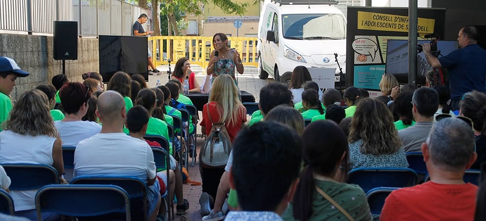 Sessió plenària del Consell d'Infants i Adolescents, aquest dimecres a Les Termes. Autora: Lucia Marin