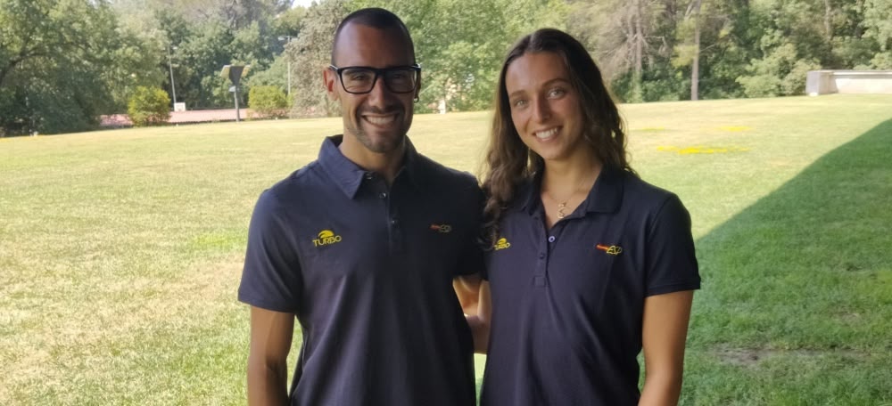 Pau Ribes i Emma Garcia al CAR de Sant Cugat. Autor: J.Sánchez