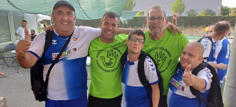 Jose Sag i Jordi Martínez amb el Sabadell inclusiu. Autor: J.Sánchez
