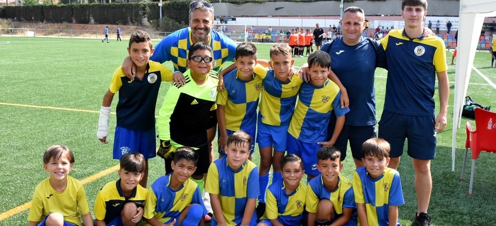 Un dels equips del Sabadell Nord al torneig solidari. Autor: C.Díaz