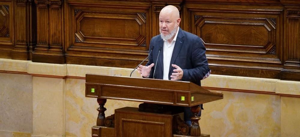 Foto portada: el diputat de Cs Joan García. 