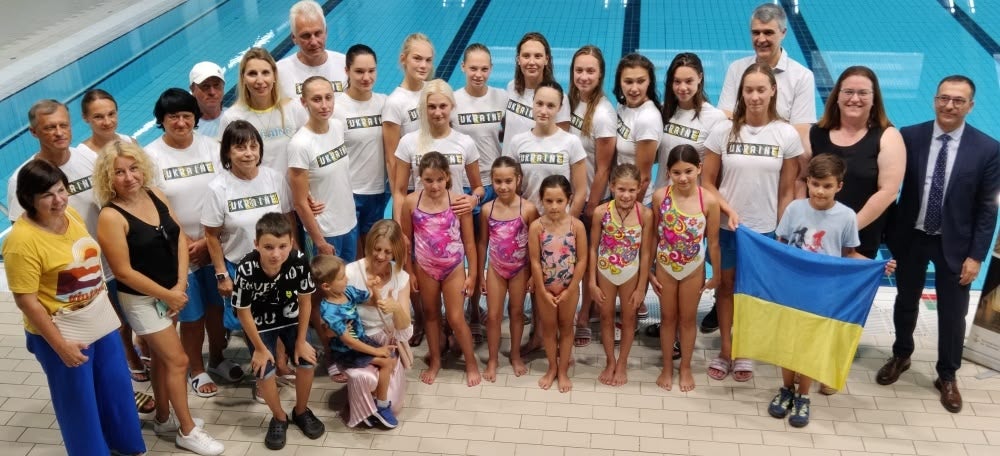 Ucraina campiona del món de natació artística al Club. Autor: J.Sánchez