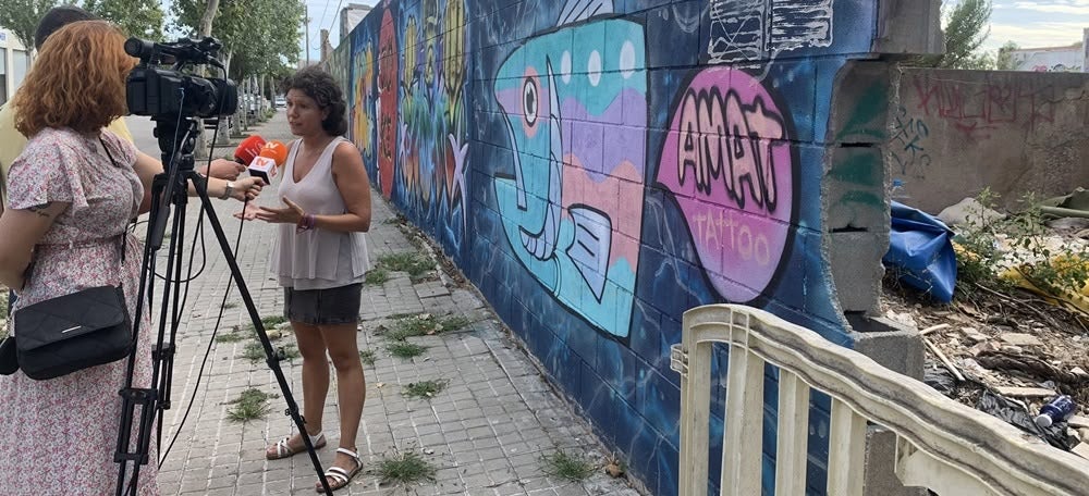 Foto portada: Marta Morell, aquesta tarda. Autor: Ajuntament / cedida. 