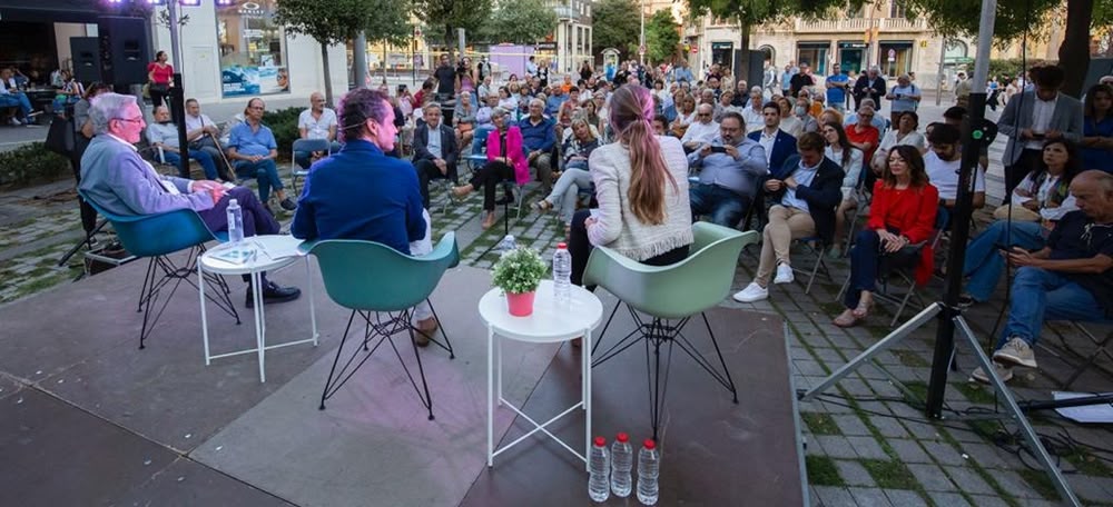 Foto portada: Xavier Trias, Lluis Matas i Clara Camps. Autor: cedida. 