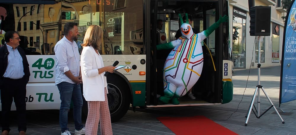 La Bussi, la nova mascota de la TUS. Autora: Lucia Marin.