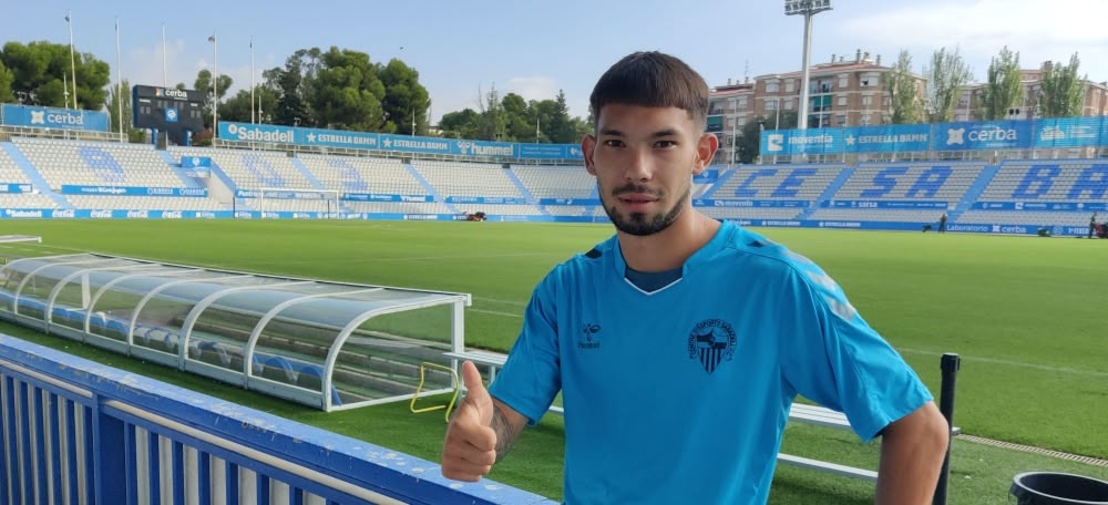 David Astals, jugador del Sabadell. Autor: J.Sánchez