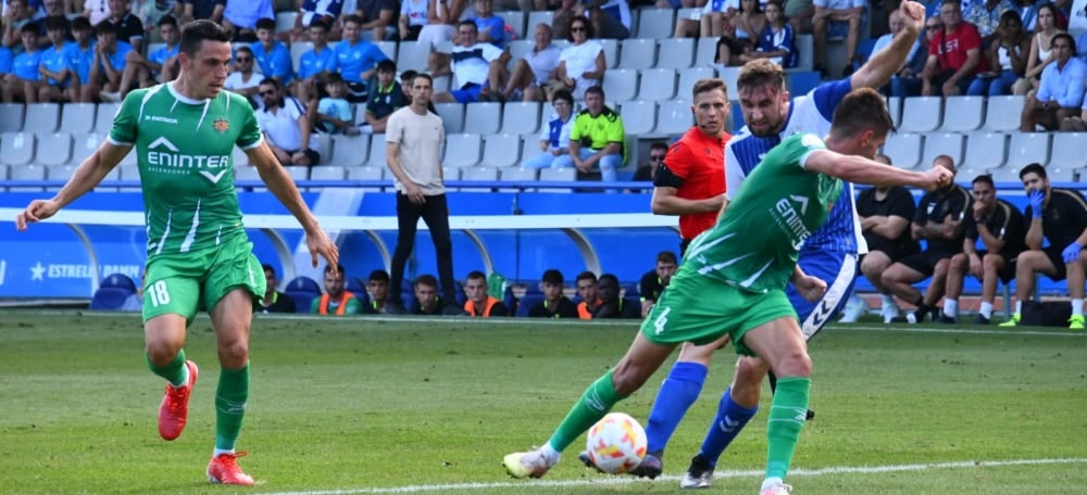 Sergi Garcia ha marcat en aquest xut. Autor: C.Díaz