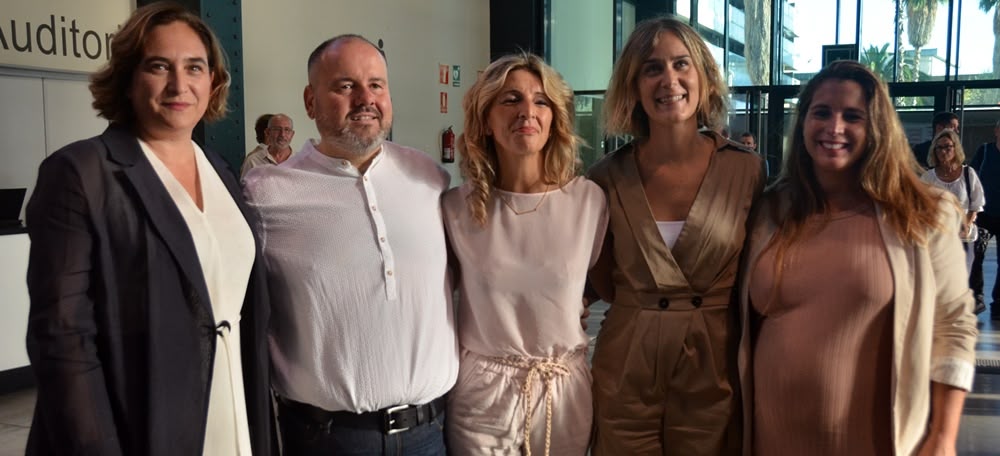 Colau, Mena, Díaz i Albiach. Autor: David B.