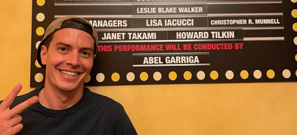 El sabadellenc Abel Garriga, primer espanyol a dirigir una orquestra a Broadway. Autor: cedida