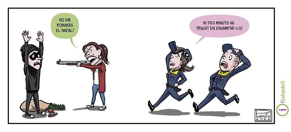 'Robatori de les llums de Nadal' (20/11/22). Autor: R. Surroca 