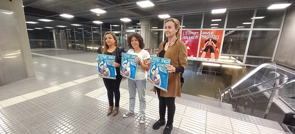 25-N 2022 presentació a l'estació de Can Feu Gràcia. Autor: Laia Sánchez Salomó